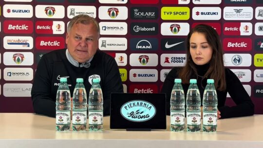 KONFERENCJA PRASOWA PRZED ZALEGŁYM MECZEM Z POGONIĄ SIEDLCE | PUSZCZA TV